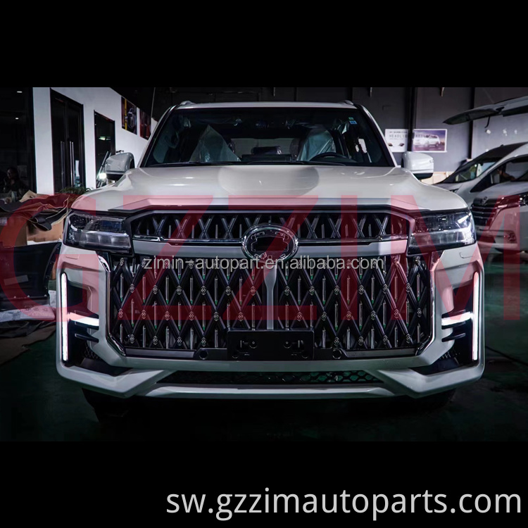 Mbele mpya ya kuwasili na nyuma ya mwili wa kit kwa Land Cruiser LC300